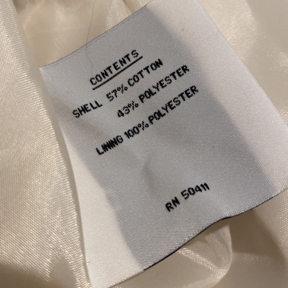 Donatella Ivory Pea Coat Style XL 🌿 D8 - Picture 10 of 15